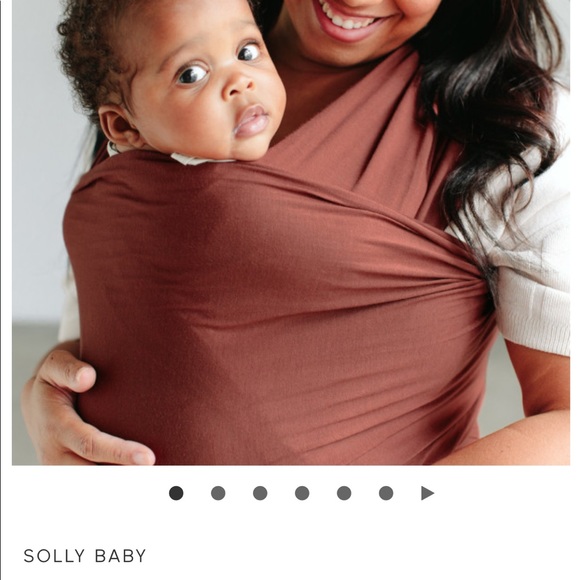 solly baby Other Solly Baby Babylist X Solly Baby Collaboration Wrap Carrier In Rhubarb